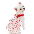 Creative Cherry Print Dog Princess Dress