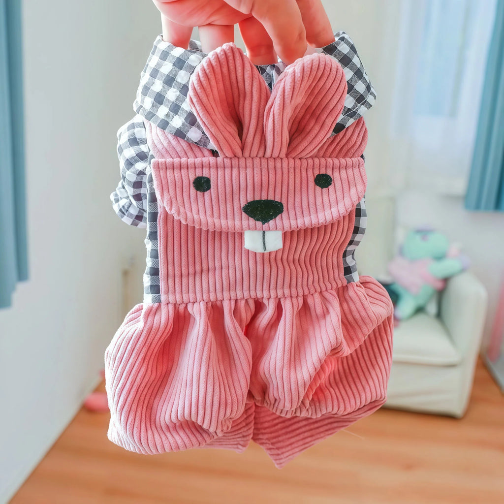 Small Pet Overalls with Molar Pattern